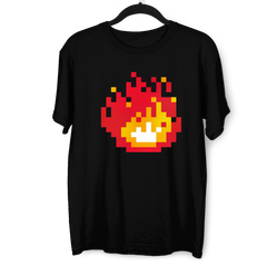 Minecraft Fireplace Amazing Crew Neck T-shirt & Tank Top For Online Game Geeks - Kuzi Tees