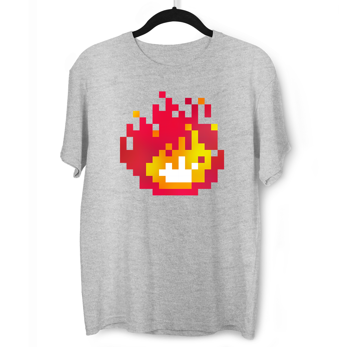 Minecraft Fireplace Amazing Crew Neck T-shirt & Tank Top For Online Game Geeks - Kuzi Tees