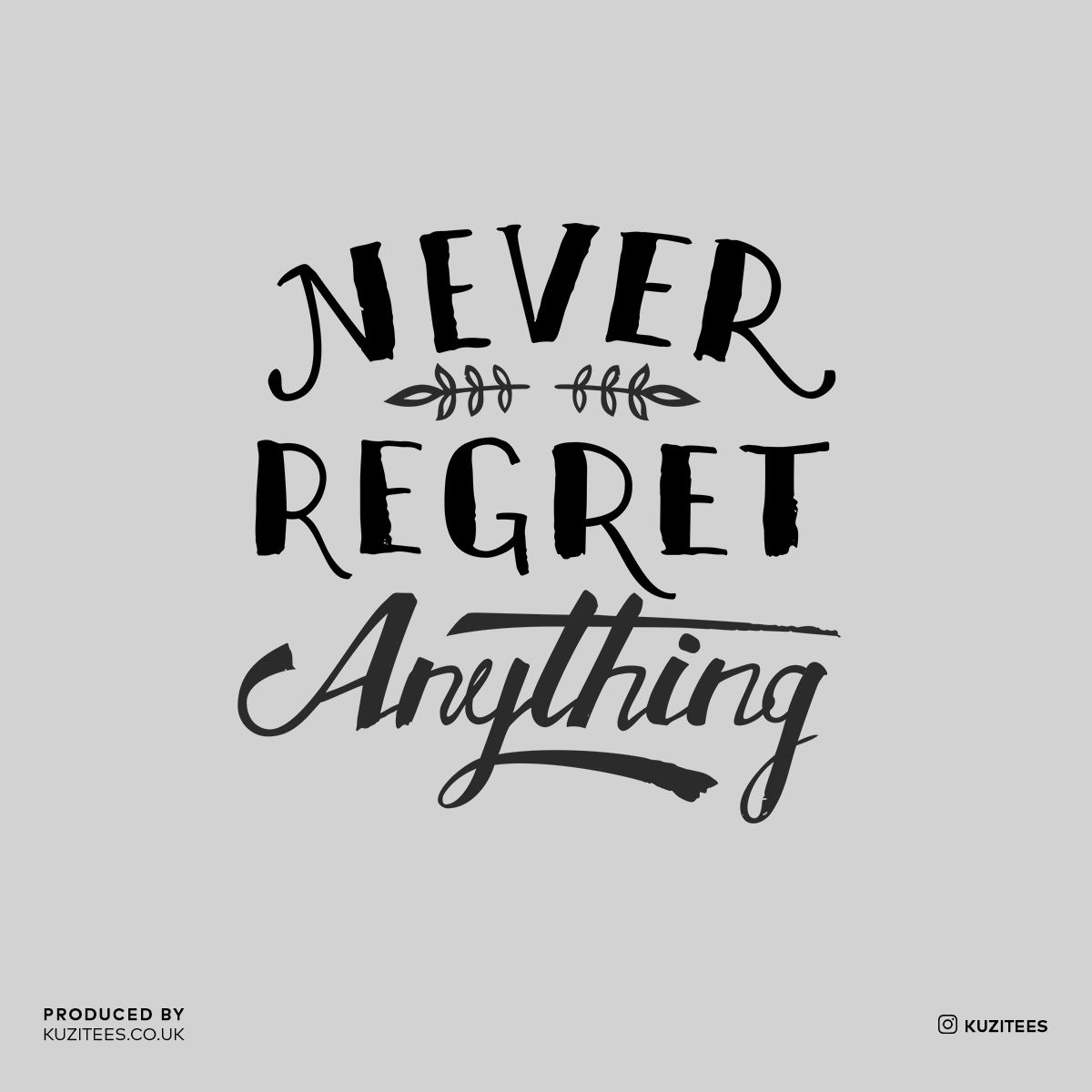 Never Regret Anything Special Biking Tshirt - Kuzi Tees