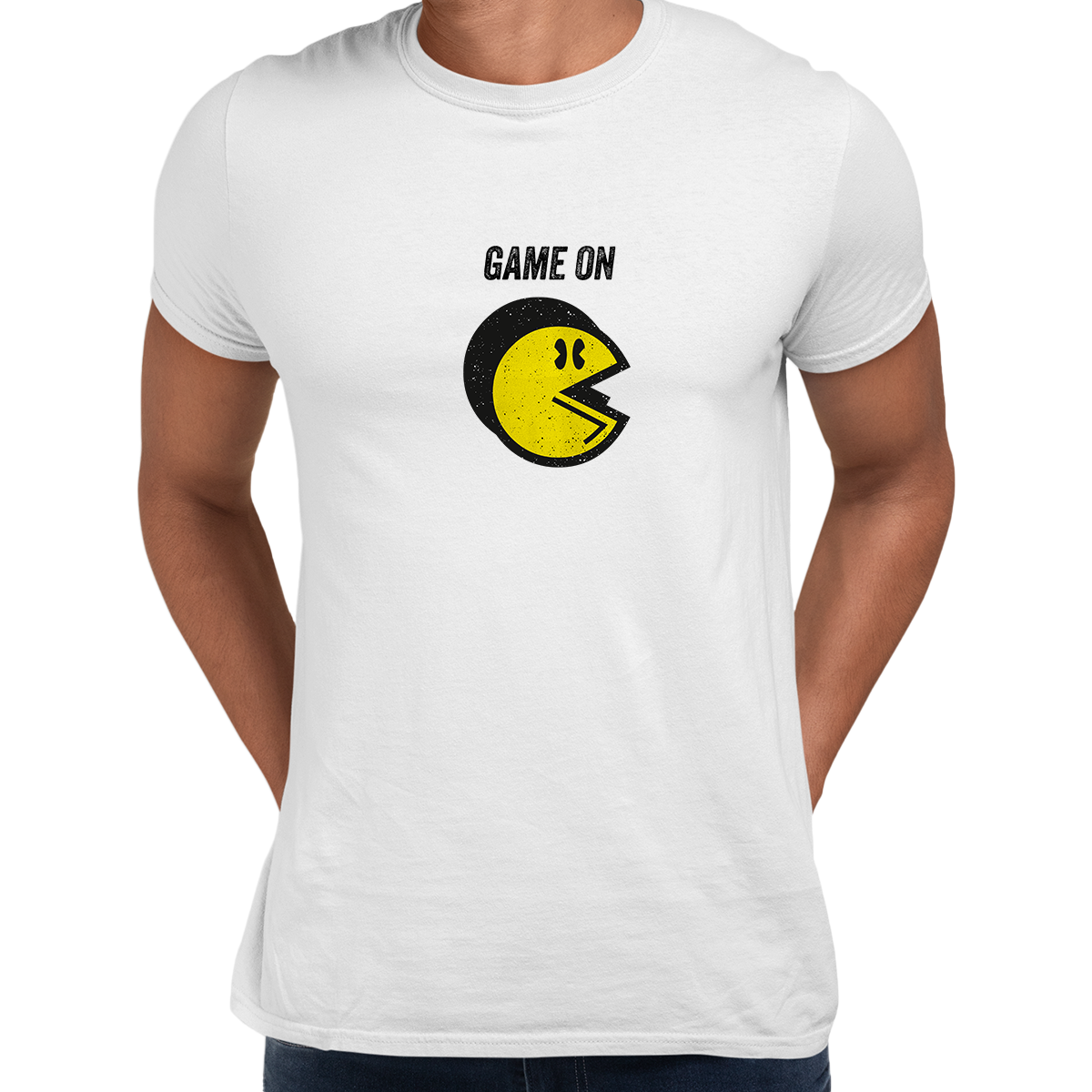 Vintage PACMAN Unisex T-SHIRT Cool Retro 70s 80s Arcade PC Video Games - Kuzi Tees