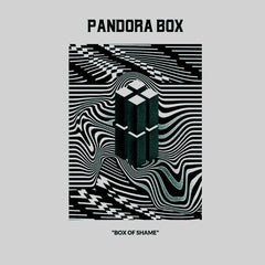 Pandora Box Abstract Box Of Shame Crew Neck T-shirt - Kuzi Tees