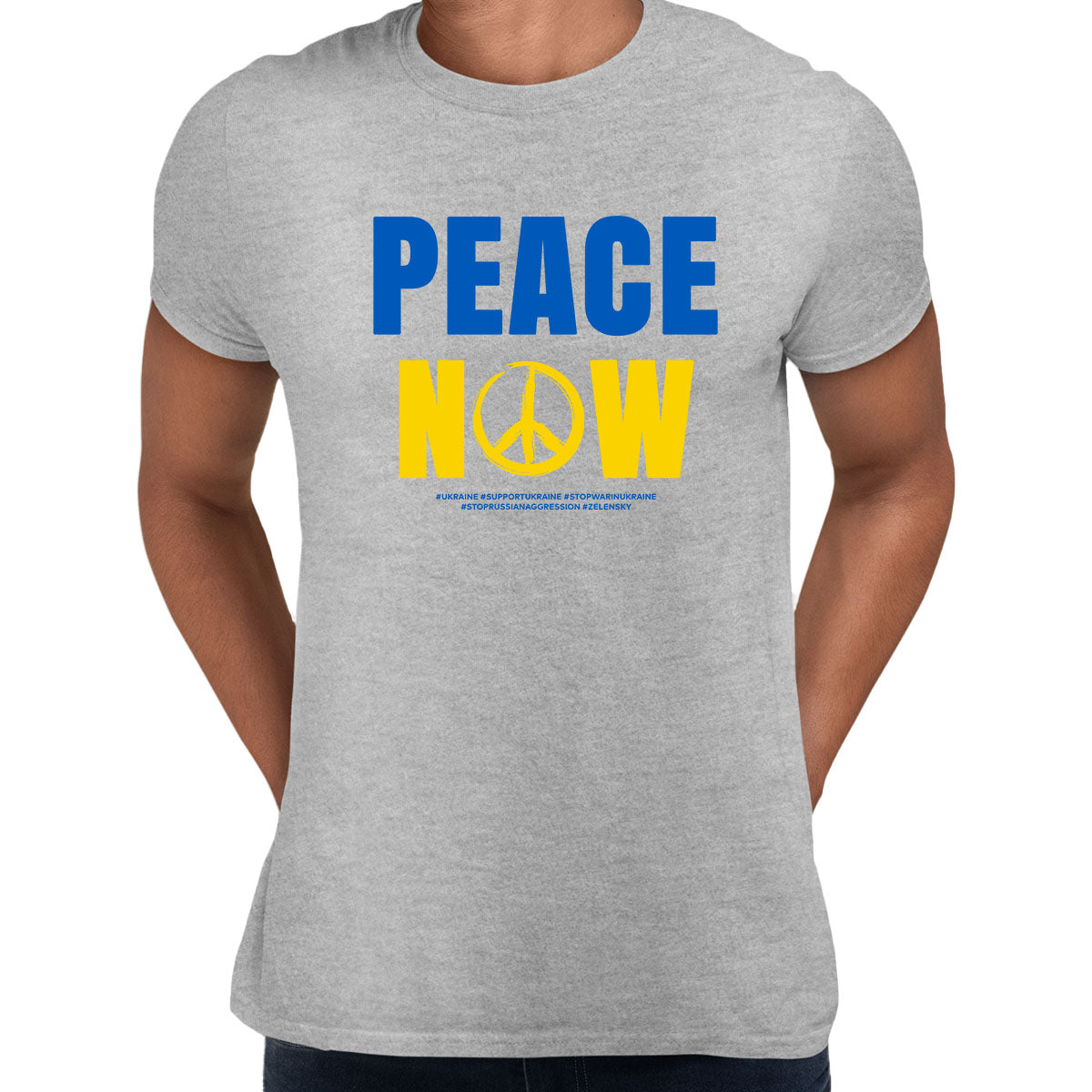 Peace Now T-shirt Greenpeace Ukraine War Stop Russian Aggression - Kuzi Tees