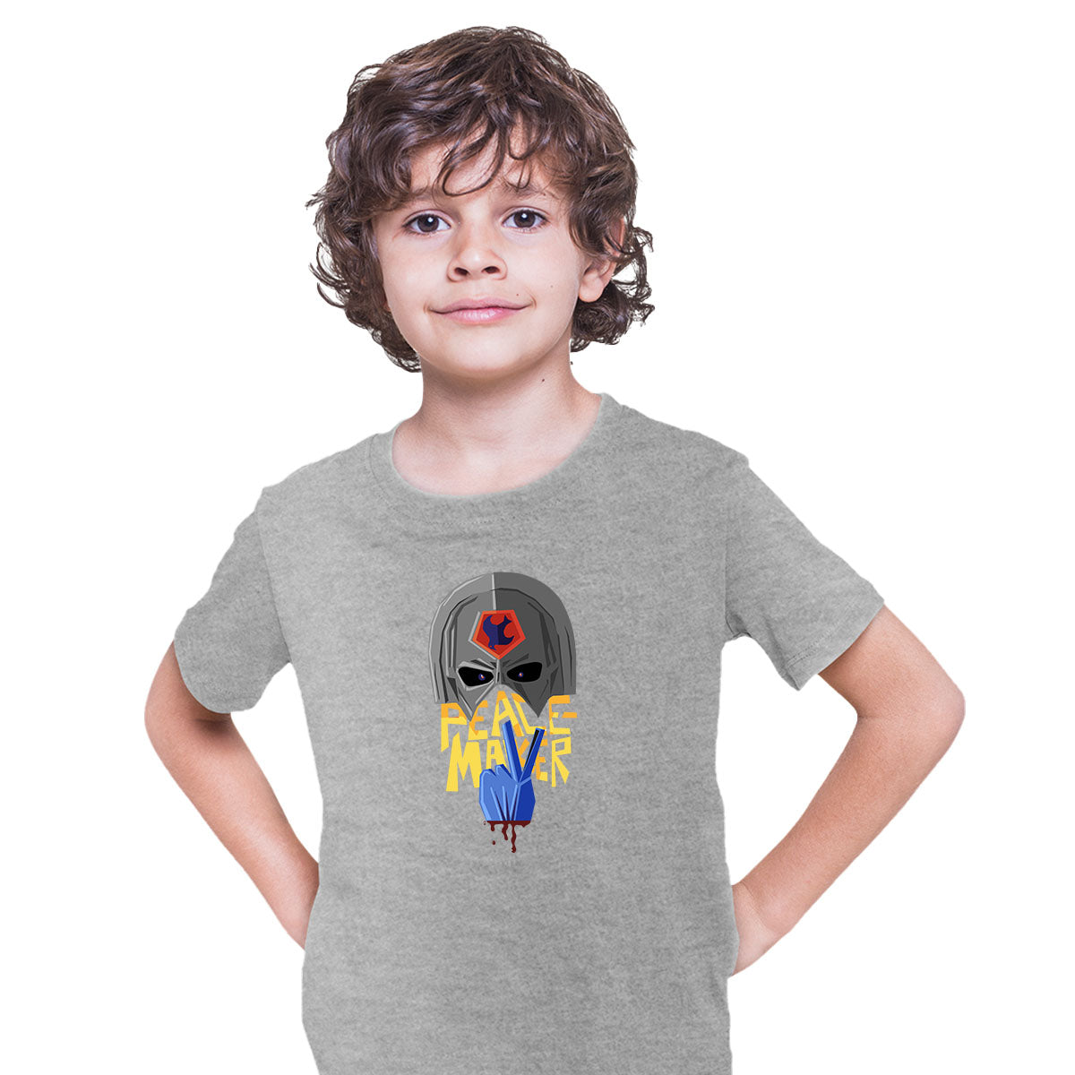 The Peacemaker Helmet comics hero Kids T-shirt John Cena - Kuzi Tees