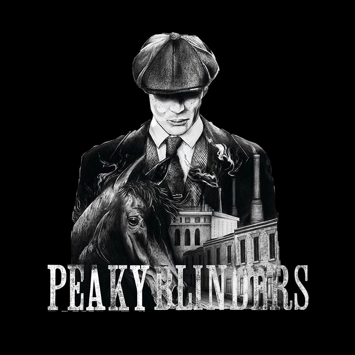 This Peaky Blinders Tommy Shelby Birmingham Adult T-shirt - Kuzi Tees