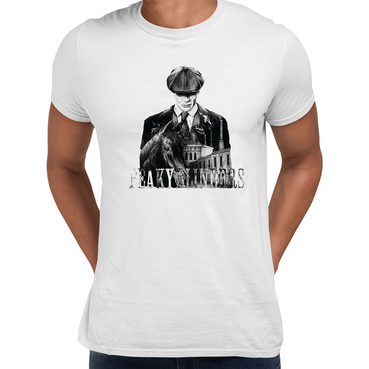 This Peaky Blinders Tommy Shelby Birmingham Adult T-shirt - Kuzi Tees