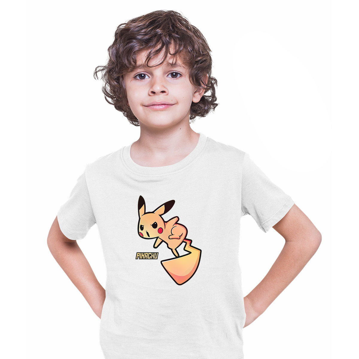 Pokemon Pikachu Kids T-Shirt Printed Manga Japan Birthday Gift Boys Top T-shirt for Kids - Kuzi Tees