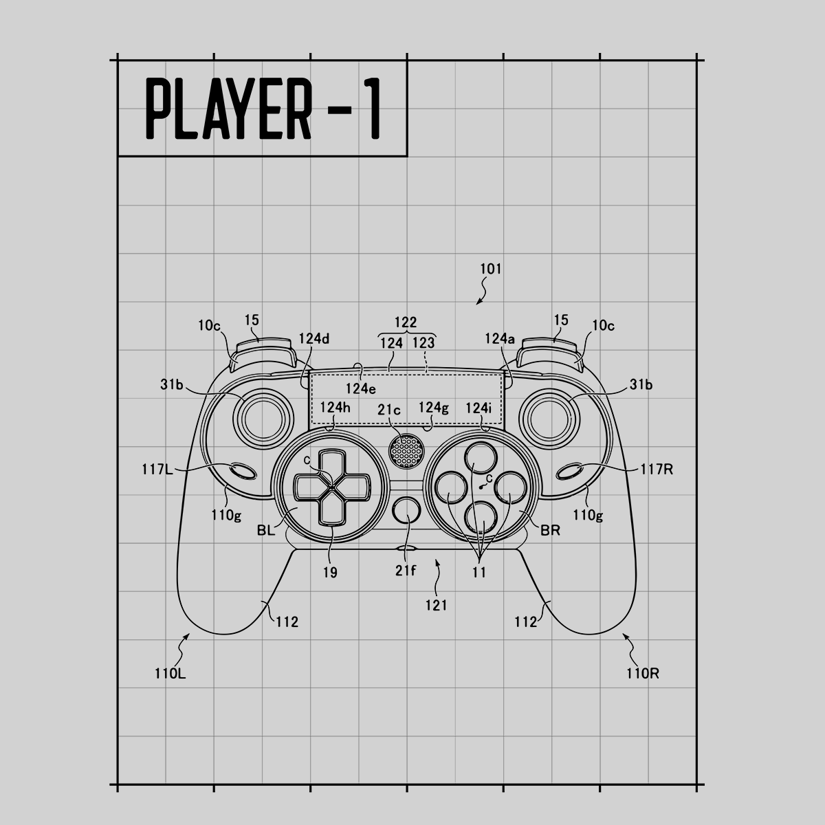 Player One Retro Remote Game Console Controller - Kuzi Tees