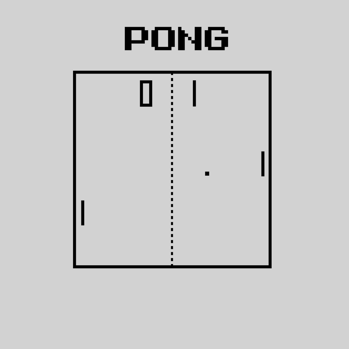 Pong Arcade Analog TV Retro Game Abstract Typography Unisex T-shirt - Kuzi Tees