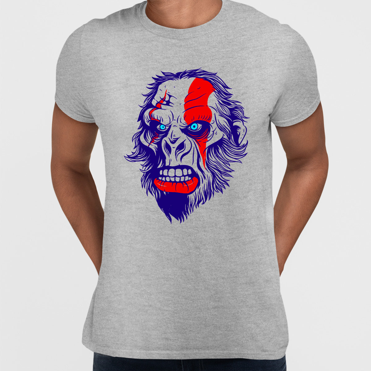 Pop Culture T-Shirt God Of War - Gorilla You can't got wrong, with King Kong! - Kuzi Tees