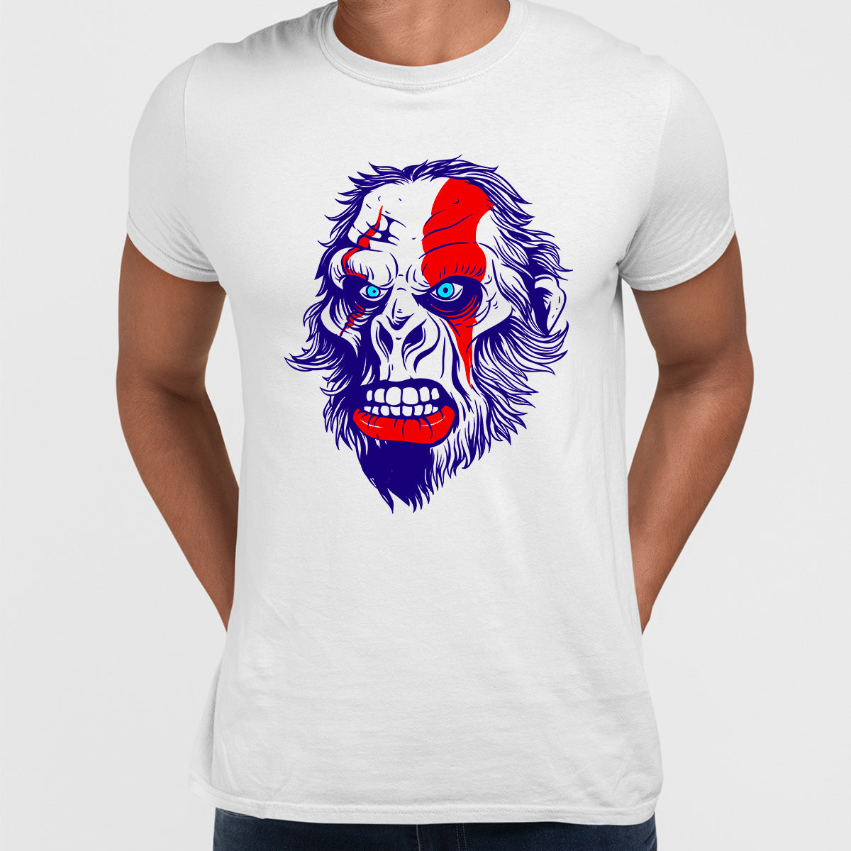 Pop Culture T-Shirt God Of War - Gorilla You can't got wrong, with King Kong! - Kuzi Tees