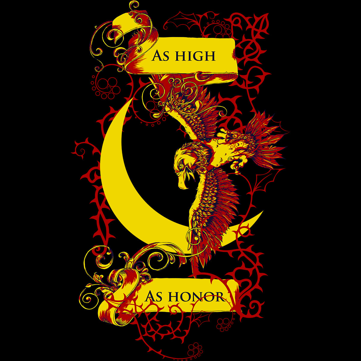 Pop Culture T-Shirt Game of Thrones - As High As Honor - Kuzi Tees