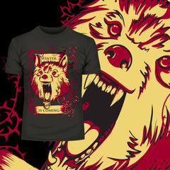 Pop Culture T-Shirt Game of Thrones - Winter Is Coming GOT Fan - Kuzi Tees