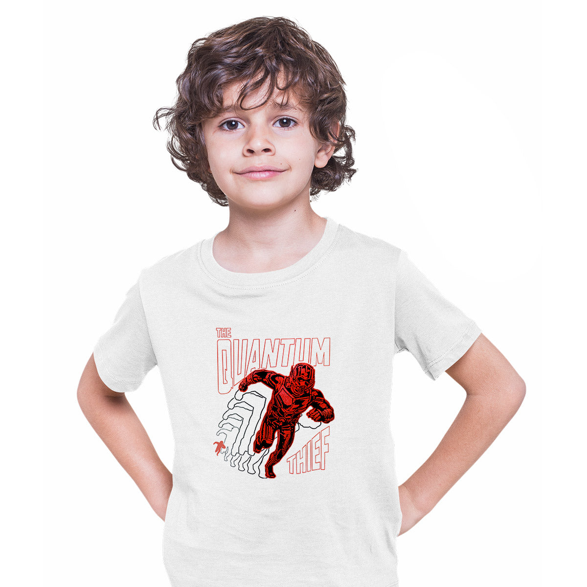 Ant-Man and the Wasp Quantumania Kids White Tee
