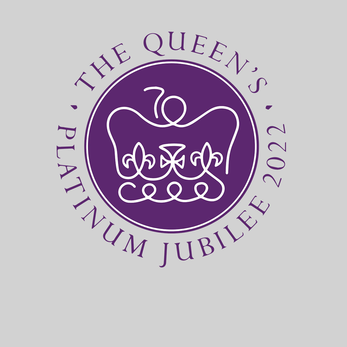 Queen Elizabeth II Platinum Jubilee 2022 Royal Crown T-Shirt - Kuzi Tees