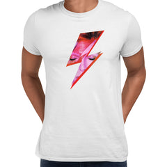 Rebel David Bowie Ziggy Stardust Starman Print Music Rock Gift Men Women Unisex T-shirt - Kuzi Tees