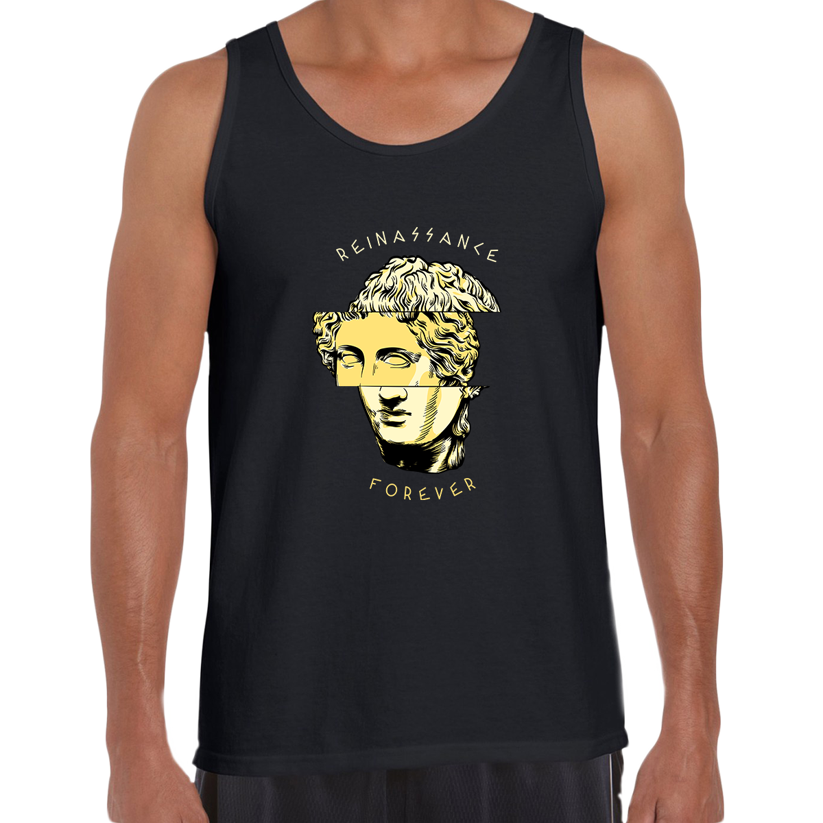 Unisex Renaissance Forever Michelangelo Italian Sculptor Antique Tank Top - Kuzi Tees