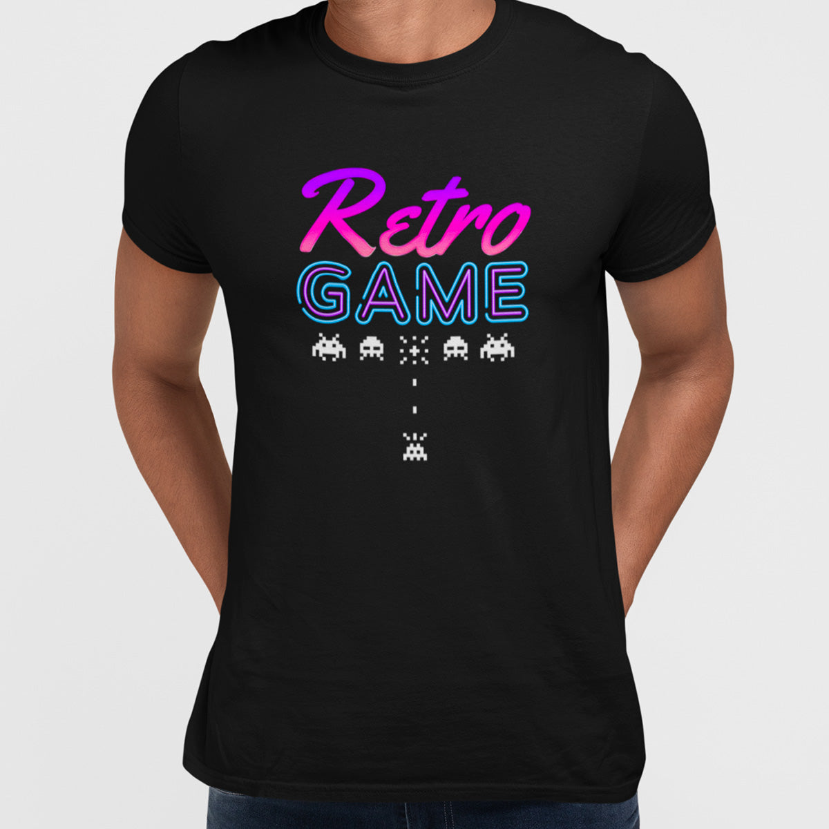 Retro Game Invaders - Cool Retro T-Shirt Collection - Kuzi Tees