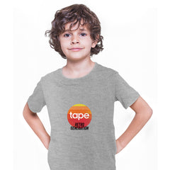 Retro Generation Tape Recorder Black White Grey T-Shirts for Kids OLD SKOOL - Kuzi Tees