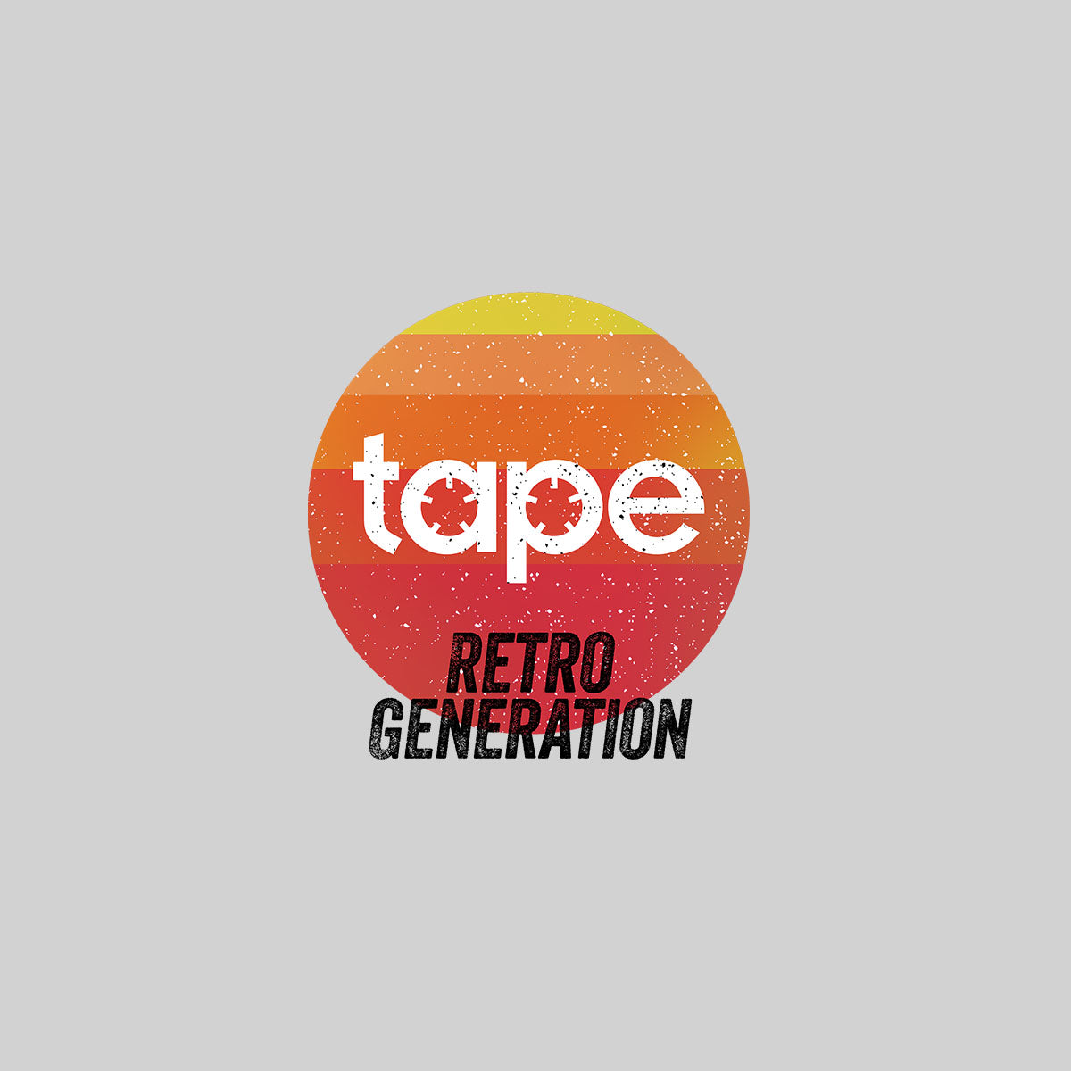 Retro Generation Tape Recorder Black White Grey T-Shirts for Kids OLD SKOOL - Kuzi Tees