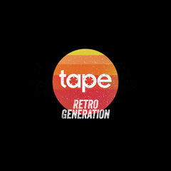 Retro Generation Tape Recorder Black White Grey T-Shirts for Kids OLD SKOOL - Kuzi Tees
