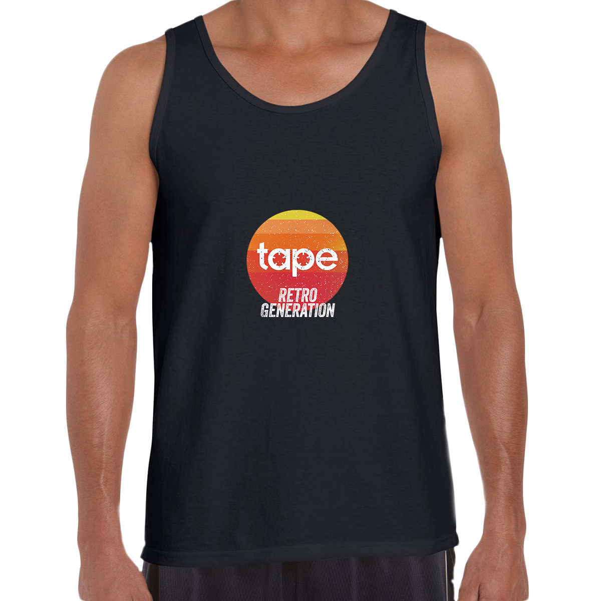 Retro Generation Tape Recorder OLD SKOOL Unisex Tank Top - Kuzi Tees