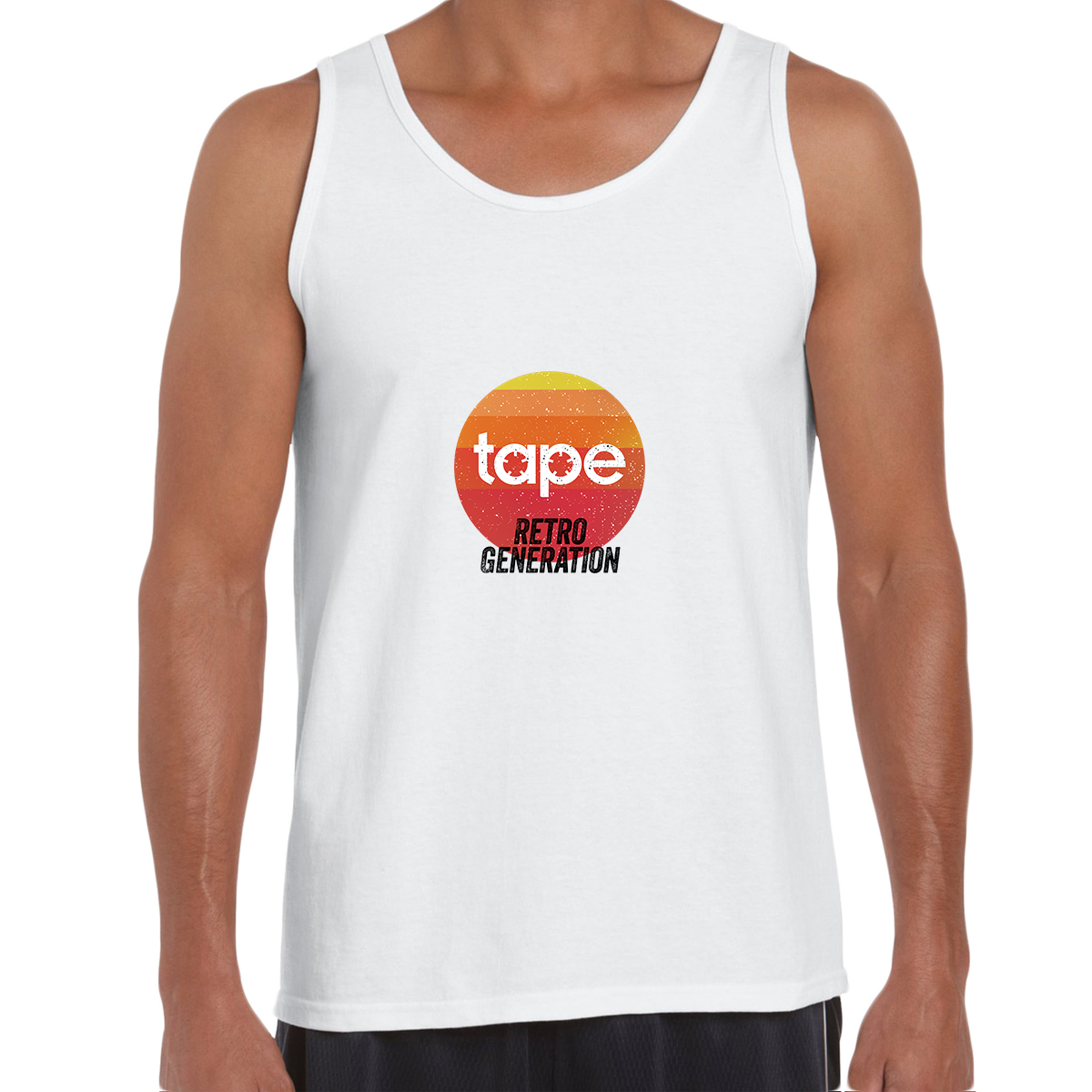 Retro Generation Tape Recorder OLD SKOOL Unisex Tank Top - Kuzi Tees