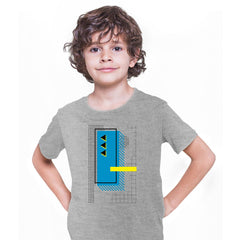 80's Retro Nostalgia Colorful Art Print T-Shirt 90's Design Short Sleeve Funny T-shirt for Kids - Kuzi Tees