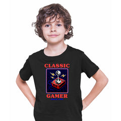 Retro Game 80's Collection Eight Classic Gamer Since 1991 Typography T-shirt for Kids - Kuzi Tees