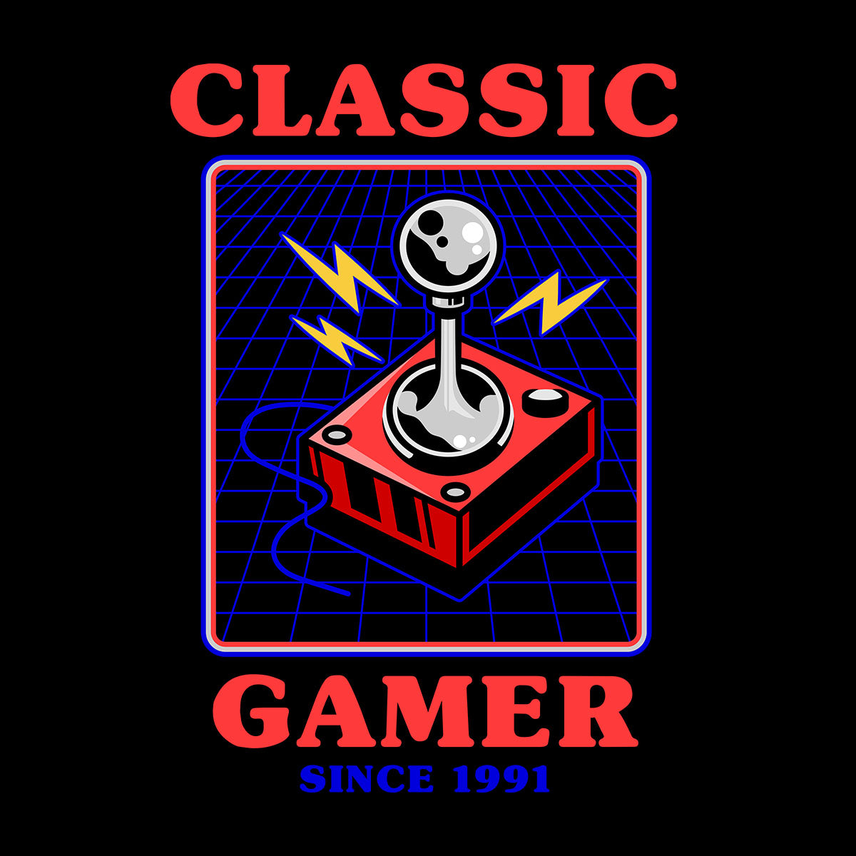Retro Game 80's Collection Eight Classic Gamer Since 1991 Typography T-shirt for Kids - Kuzi Tees