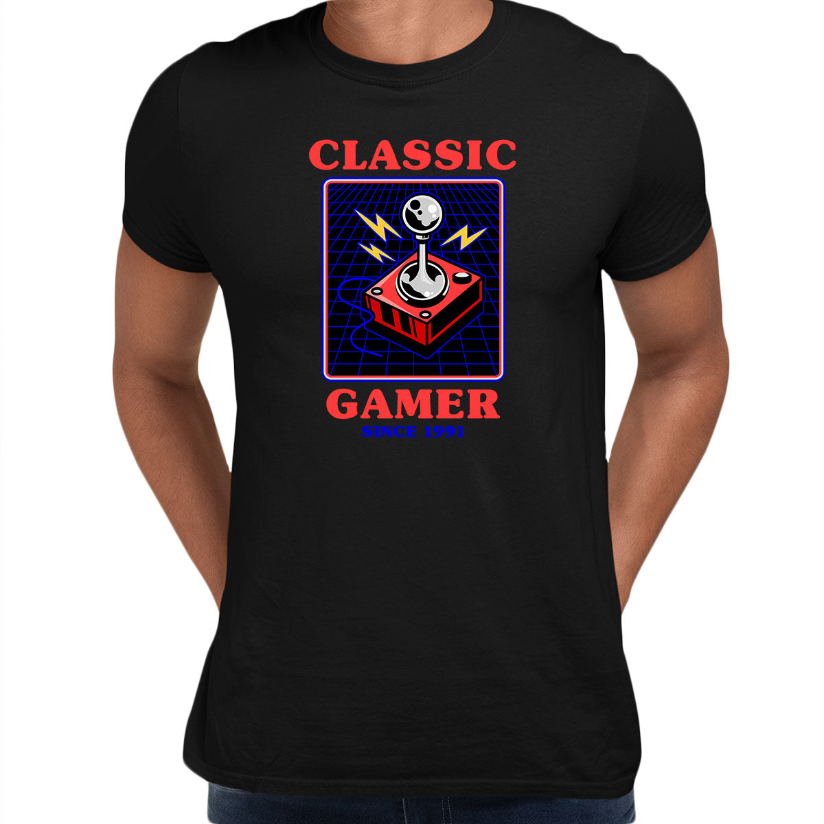 Retro Game 80's Collection Eight Classic Gamer Since 1991 Typography Unisex T-shirt - Kuzi Tees