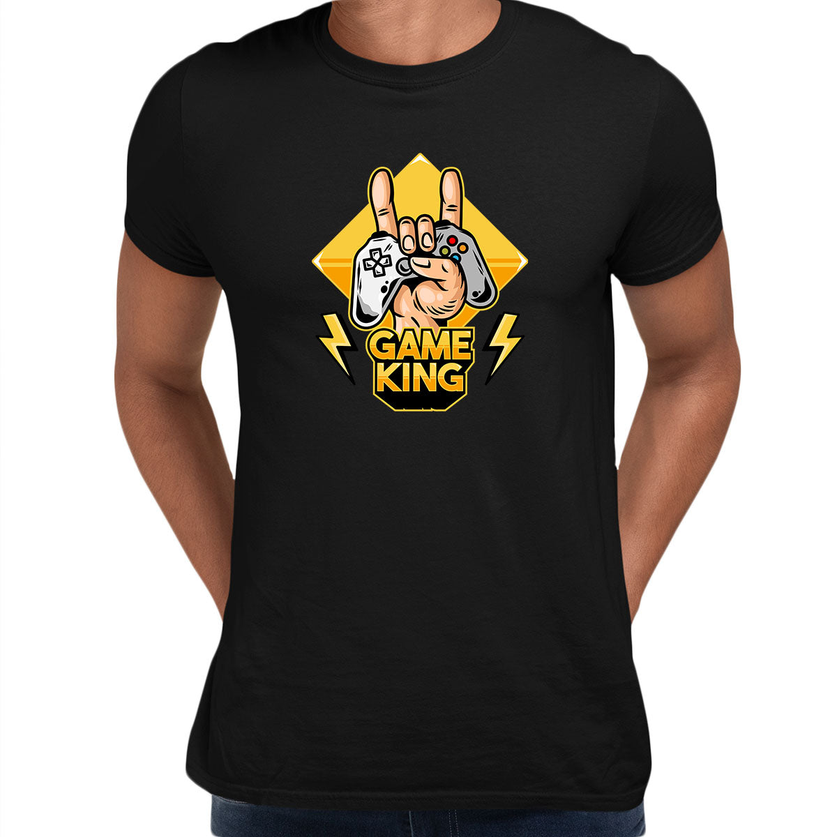 Retro Game 80's Collection Five Game King Typography Unisex T-shirt - Kuzi Tees