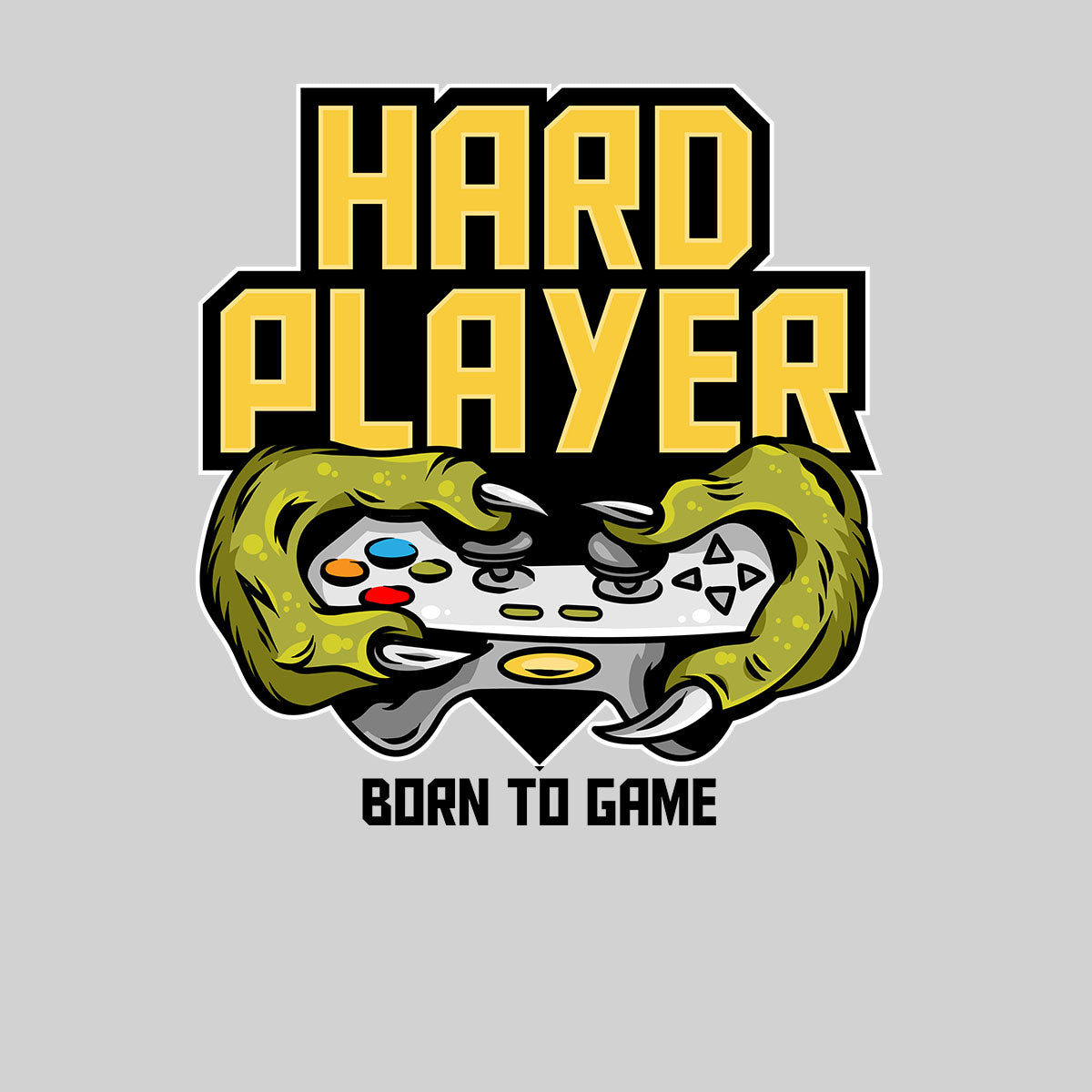 Retro Game 80's Collection Four Hard Player Typography T-shirt for Kids - Kuzi Tees
