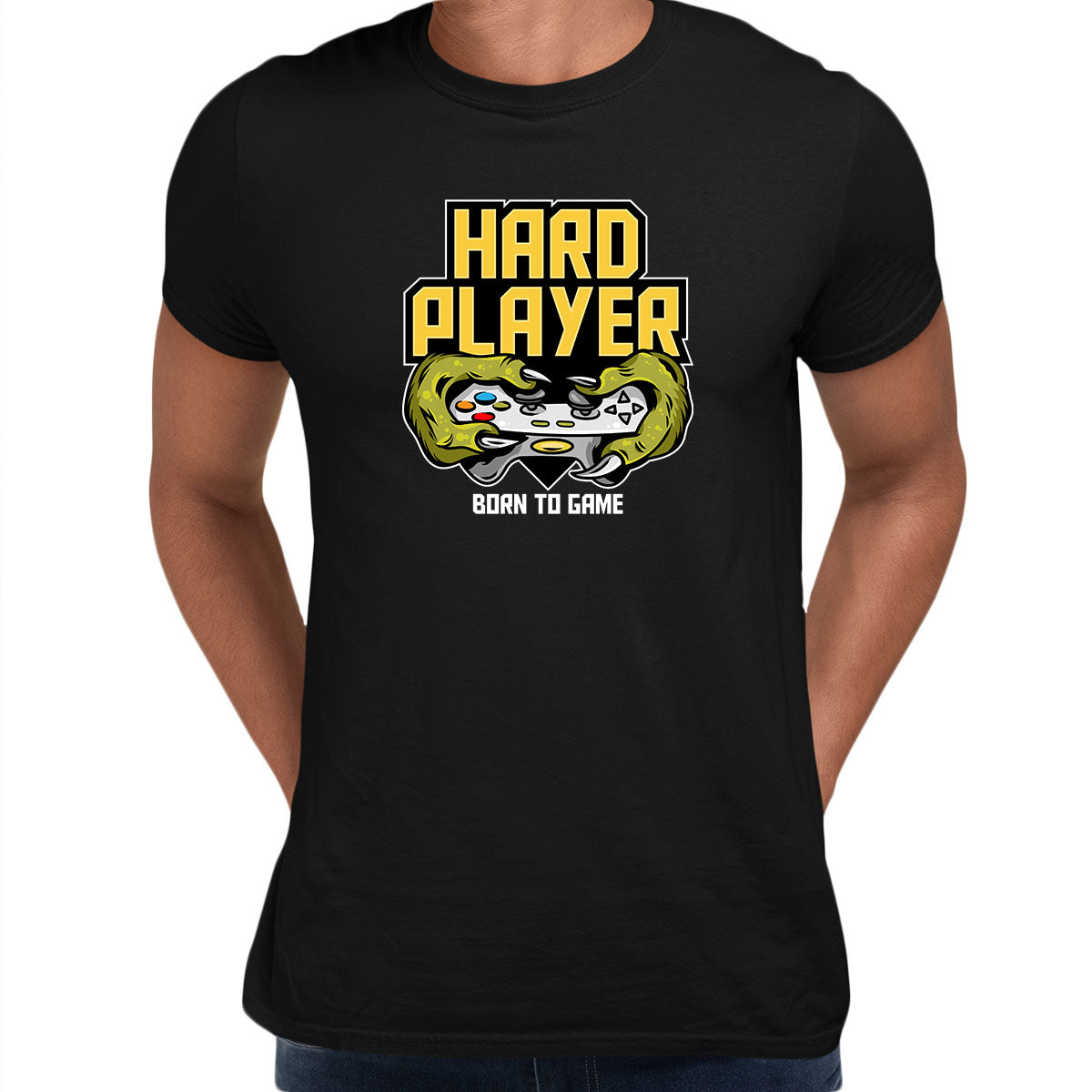 Retro Game 80's Collection Four Hard Player Typography Unisex T-shirt - Kuzi Tees