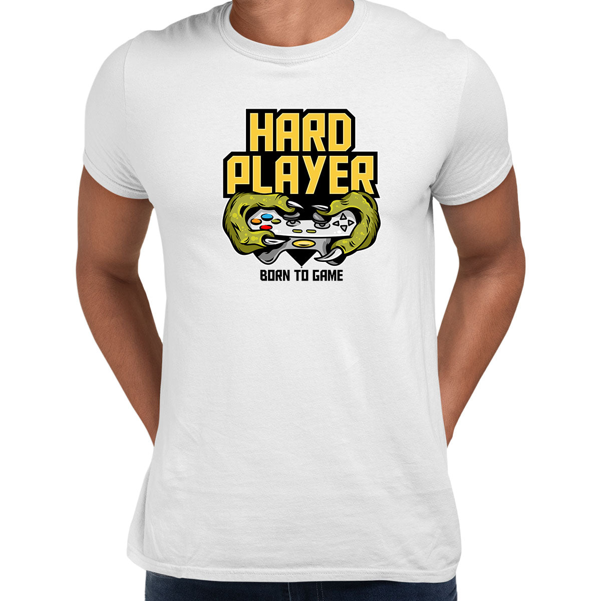 Retro Game 80's Collection Four Hard Player Typography Unisex T-shirt - Kuzi Tees