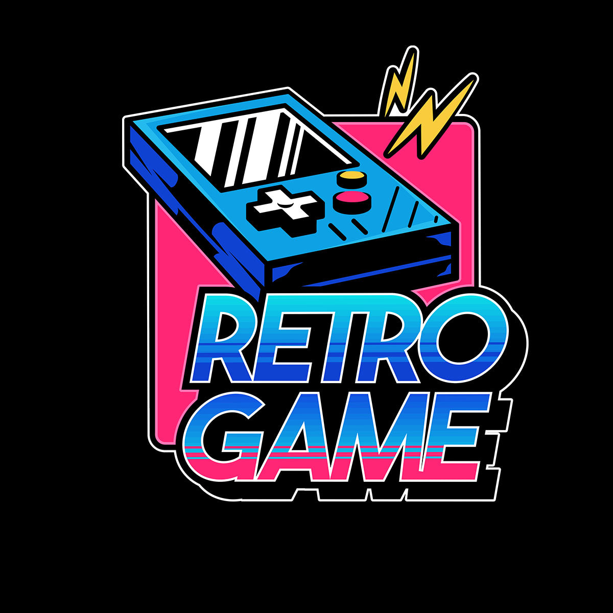 Retro Game 80's Collection Nine Nintendo Retro Game Typography Unisex T-shirt - Kuzi Tees