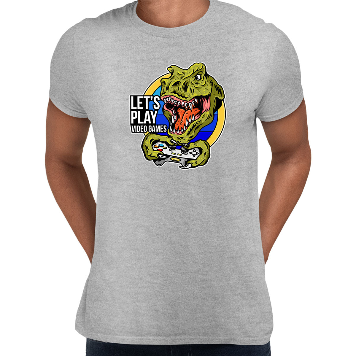 Retro Game 80's Collection One Let's play Games Typography Unisex T-shirt - Kuzi Tees
