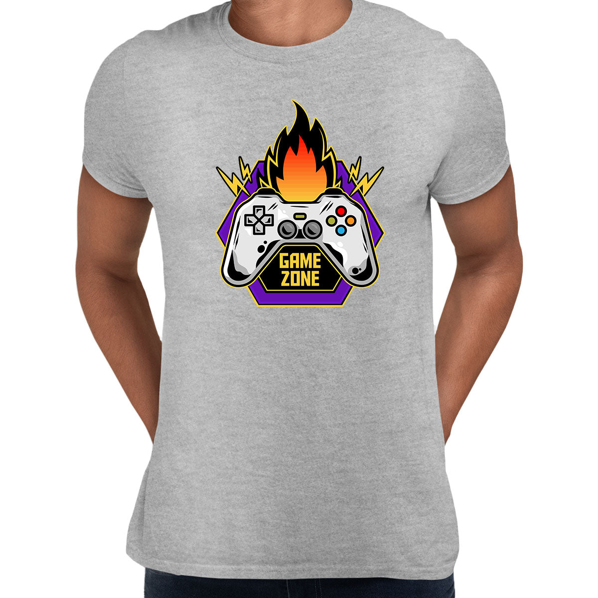 Retro Game 80's Collection Ten Game Zone Typography Unisex T-shirt - Kuzi Tees