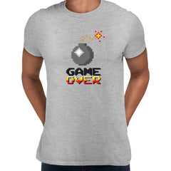 Retro Game Bomberman Blast Abstract Typography Unisex T-shirt - Kuzi Tees