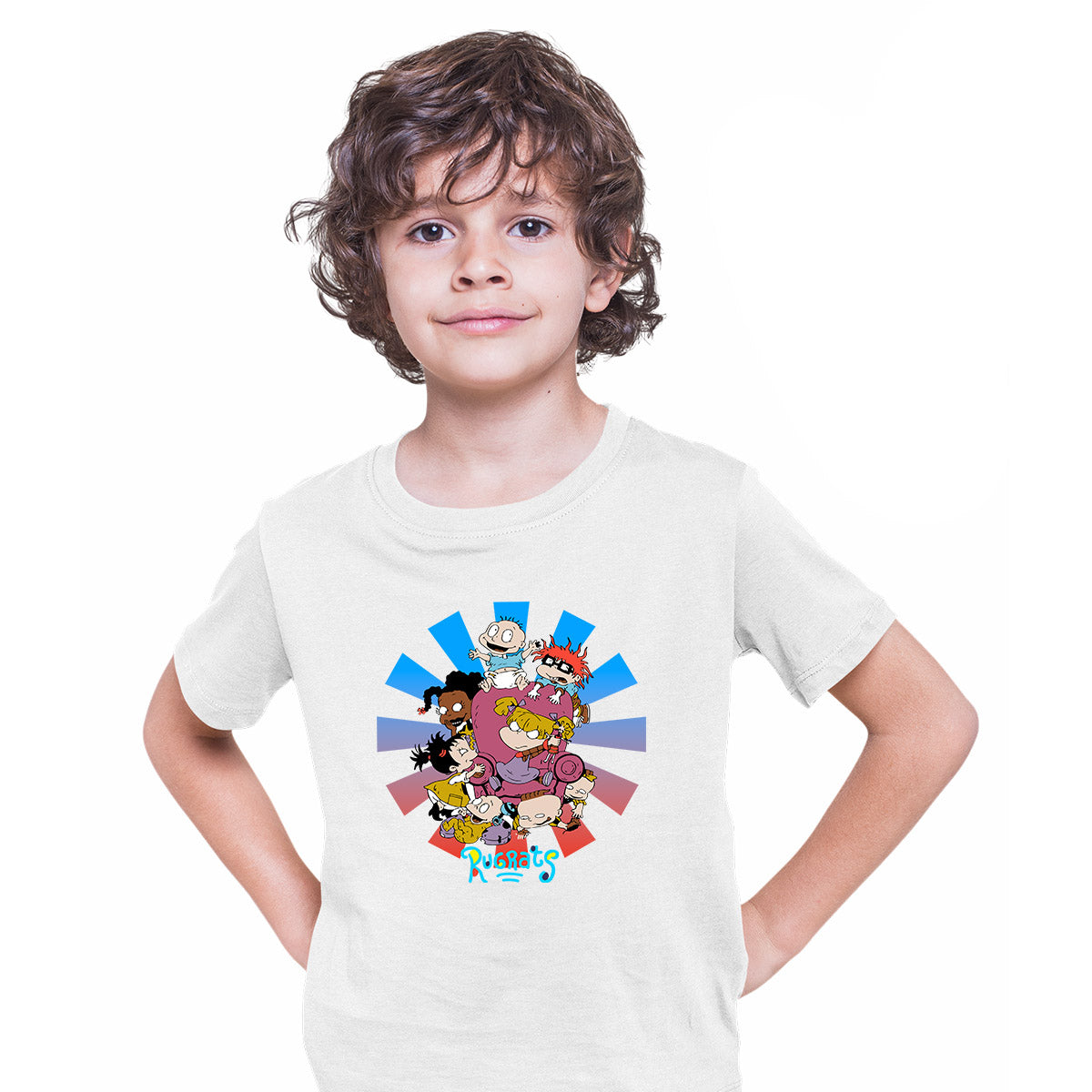 Rugrats Characters Nickelodeon TV Show Kids T-shirt White