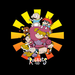 Rugrats Characters Nickelodeon TV Show Kids T-shirt Black