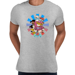 Rugrats Characters Mens Grey T-shirt