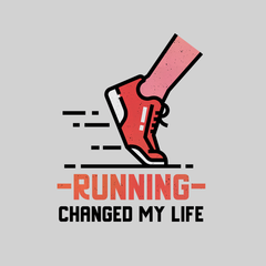 Running Changed my life fitness Inspiring Men Unisex Crew Neck T Shirt - Kuzi Tees