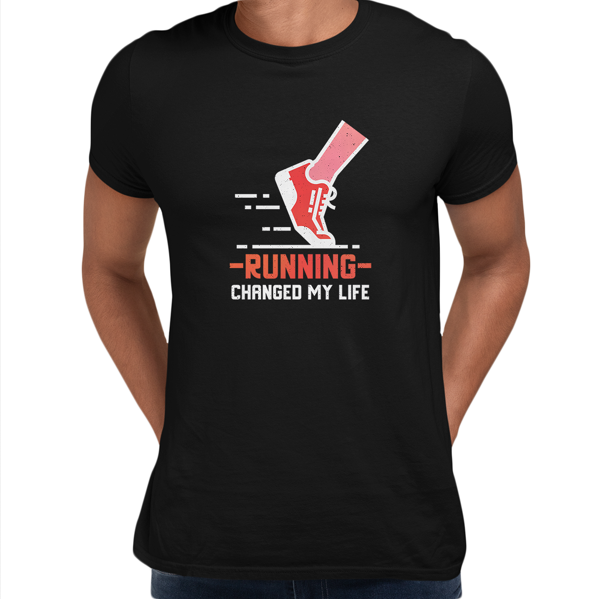 Running Changed my life fitness Inspiring Men Unisex Crew Neck T Shirt - Kuzi Tees