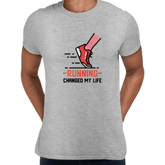 Running Changed my life fitness Inspiring Men Unisex Crew Neck T Shirt - Kuzi Tees