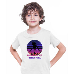 Kate Bush Running up that hill Kids t-shirt Demogorgon - Kuzi Tees