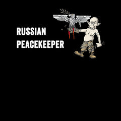 Russian Peacekeeper T-shirt Anti Russia Ukraine War Russian Aggression - Kuzi Tees