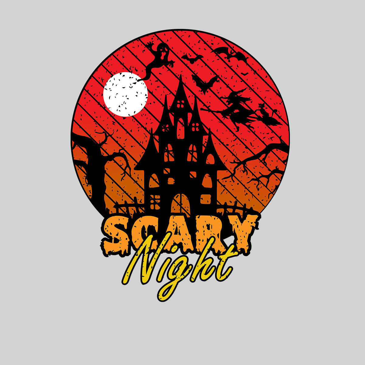 Scary Night Amazing festive Halloween t-shirts collection T-shirt for Kids - Kuzi Tees