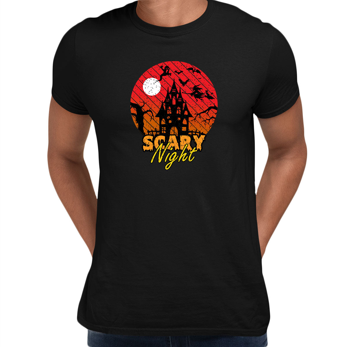 Scary Night Amazing festive Halloween t-shirts collection Unisex T-shirt - Kuzi Tees