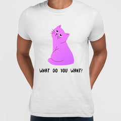 Serious-Looking Kitten - What Do You Want - Kuzi Tees