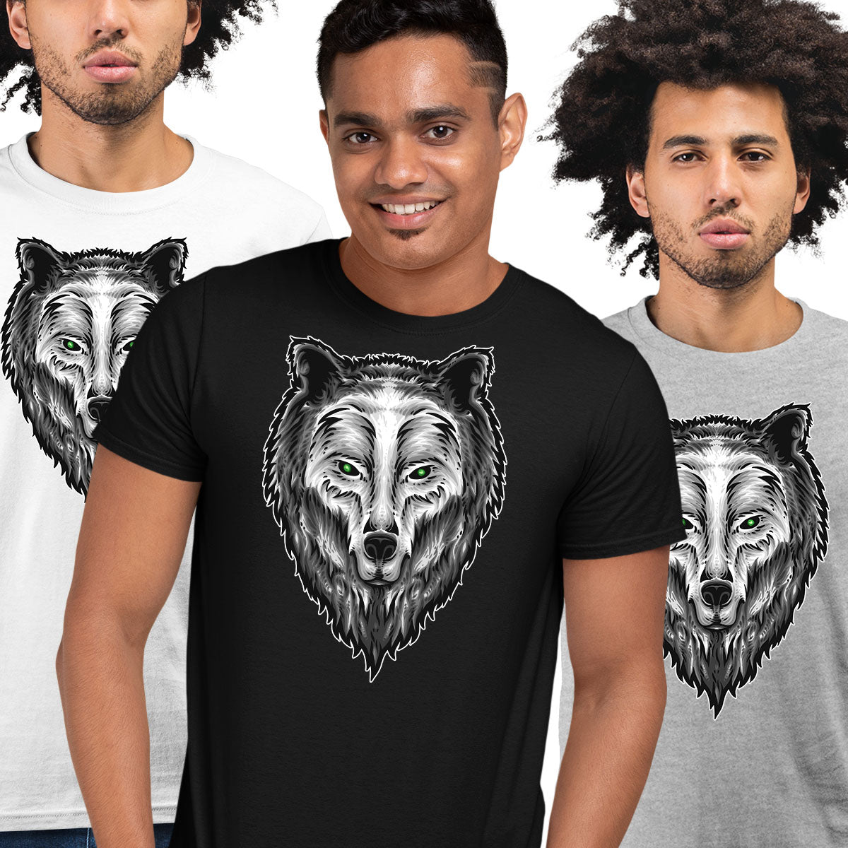 Silver Wolf A Legendary Creature of Native American Lore Unisex T-shirt - Kuzi Tees